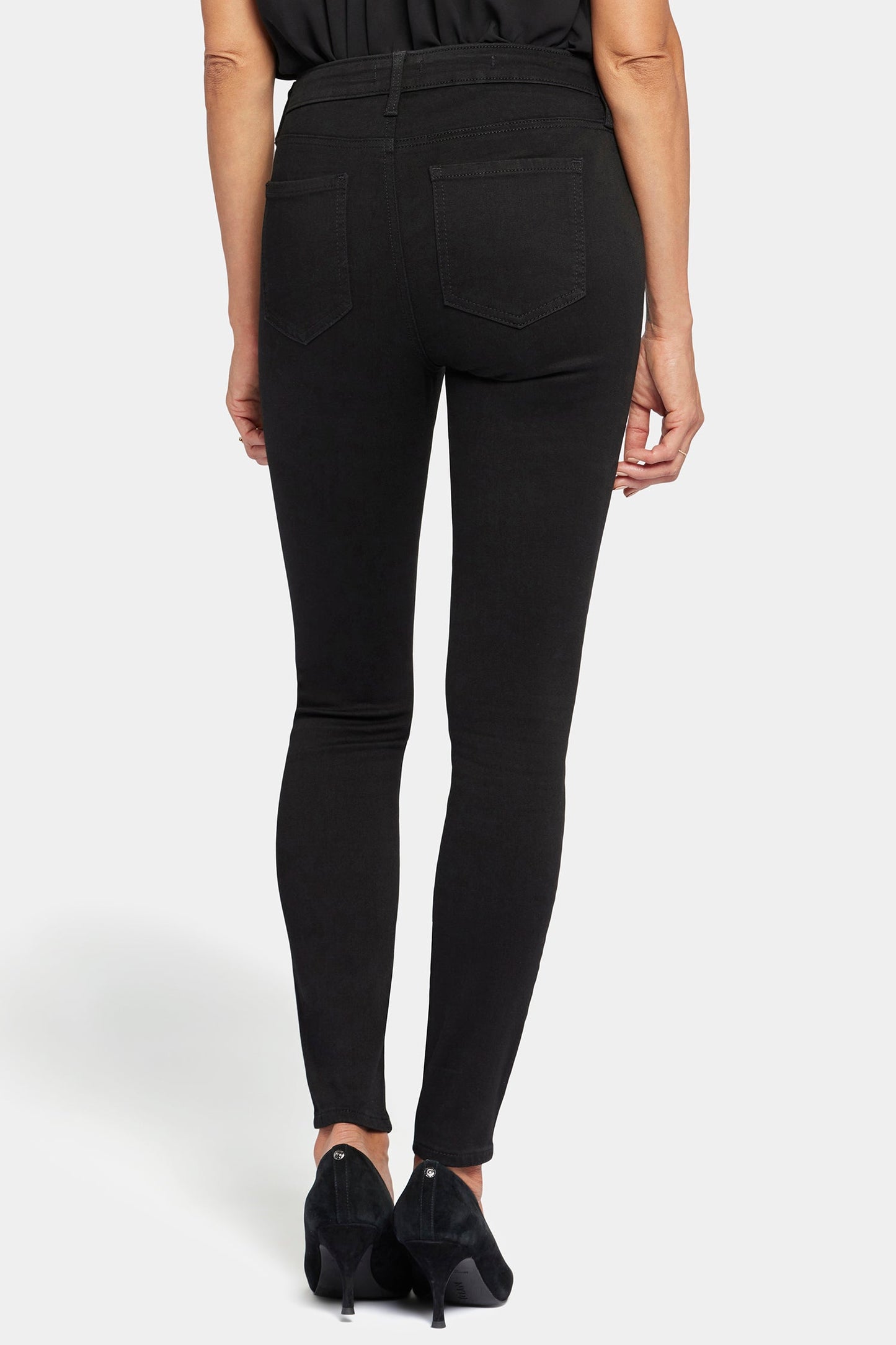 Ami Skinny Jeans In Sure Stretch Denim - Black