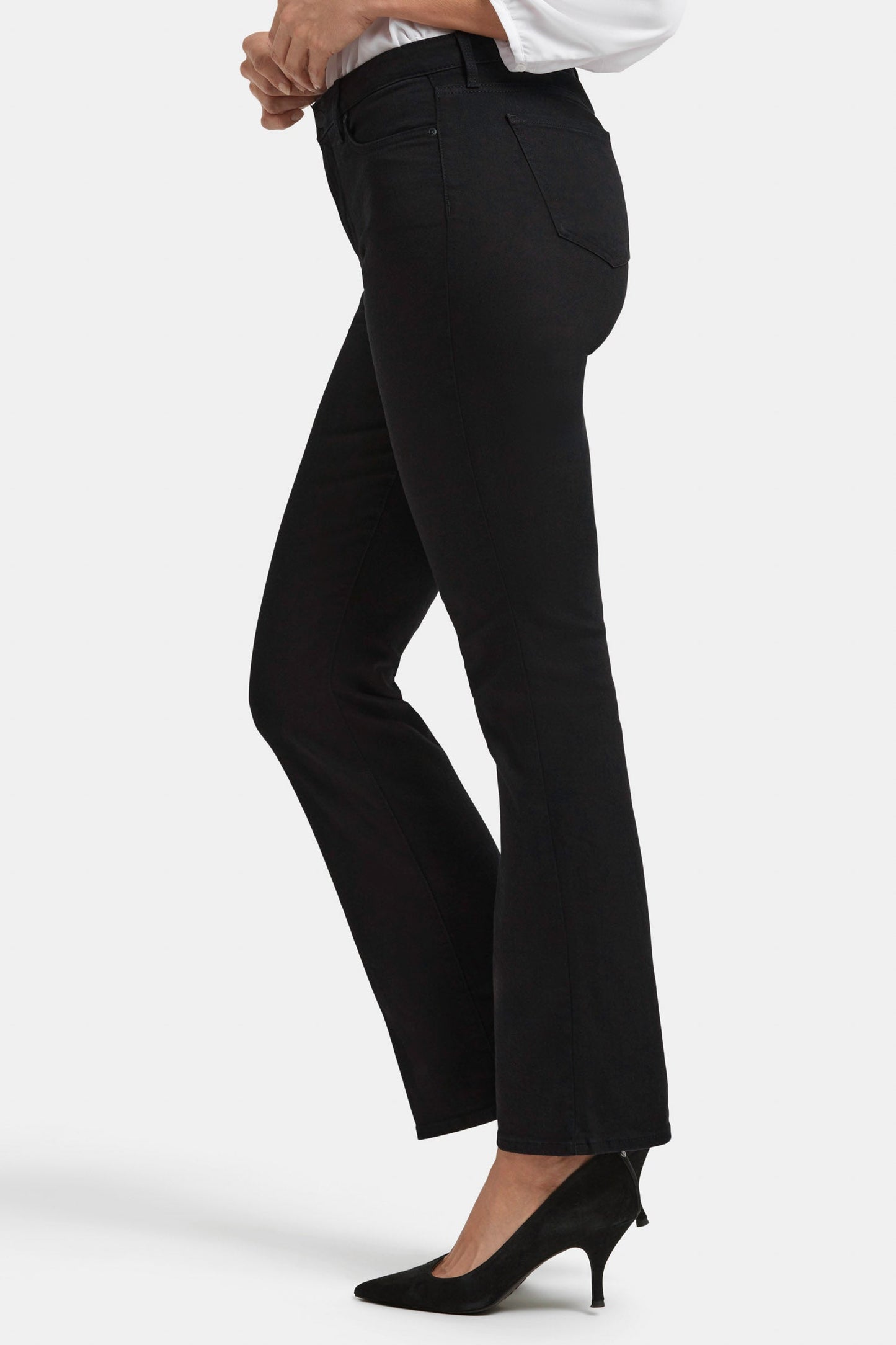 Barbara Bootcut Jeans In High Stretch Denim - Black