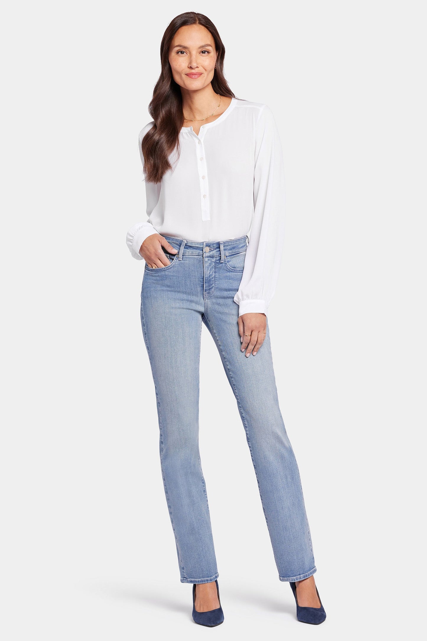 Marilyn Straight Jeans In Petite - Genuine