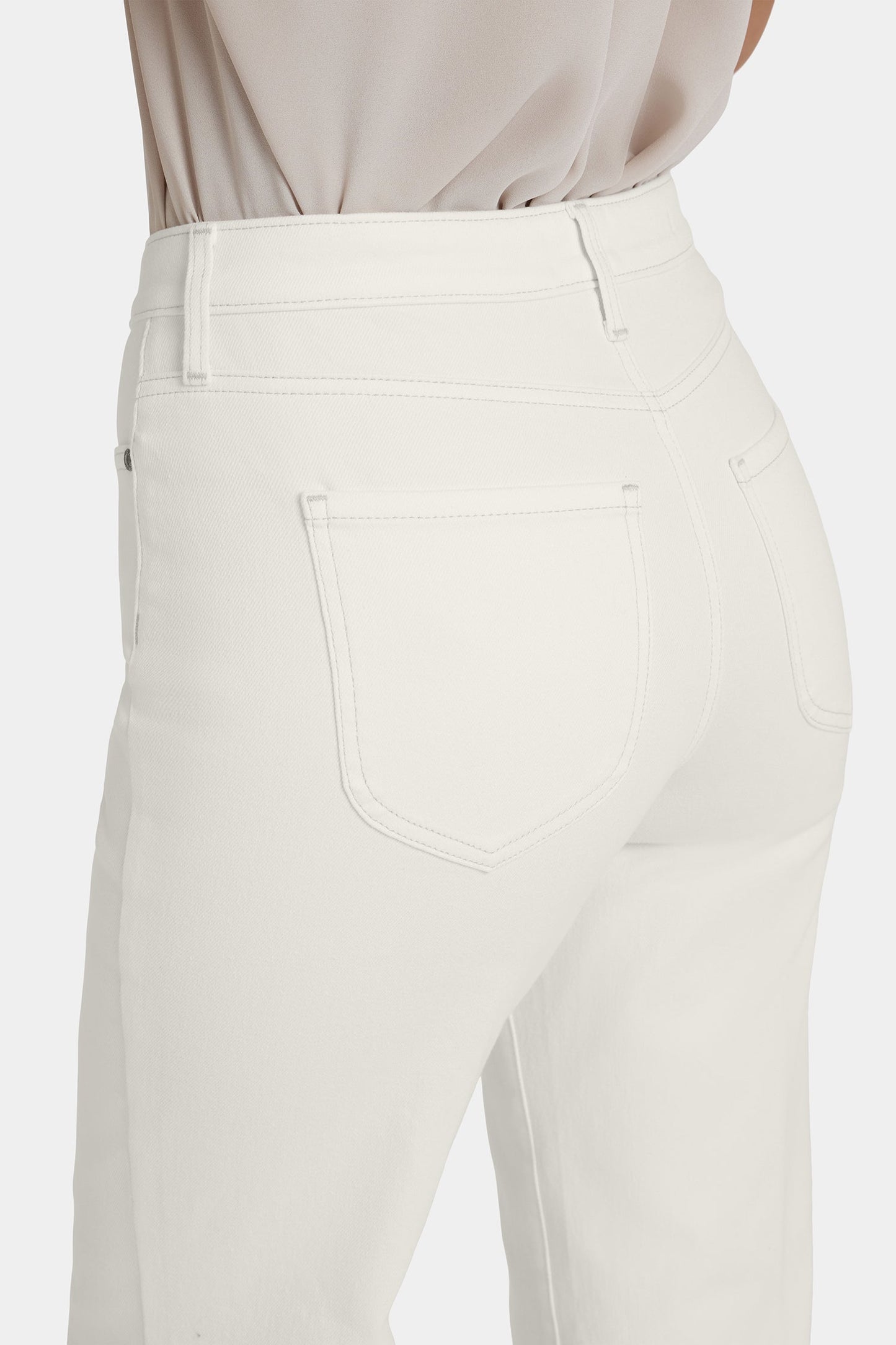 Mia Palazzo Jeans - Winter White