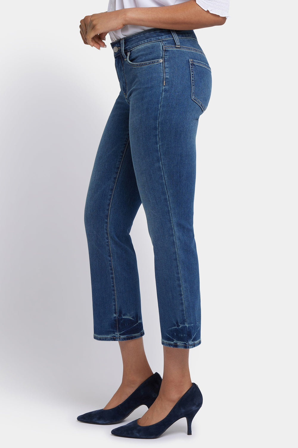 Marilyn Straight Ankle Jeans - Dali River