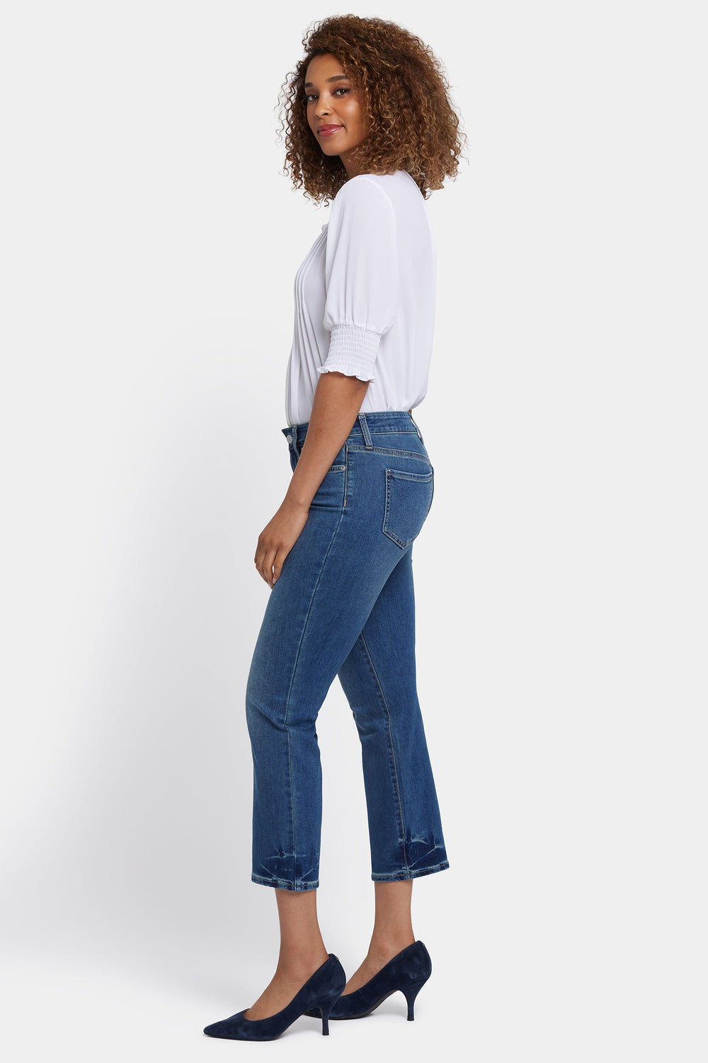 Marilyn Straight Ankle Jeans - Dali River