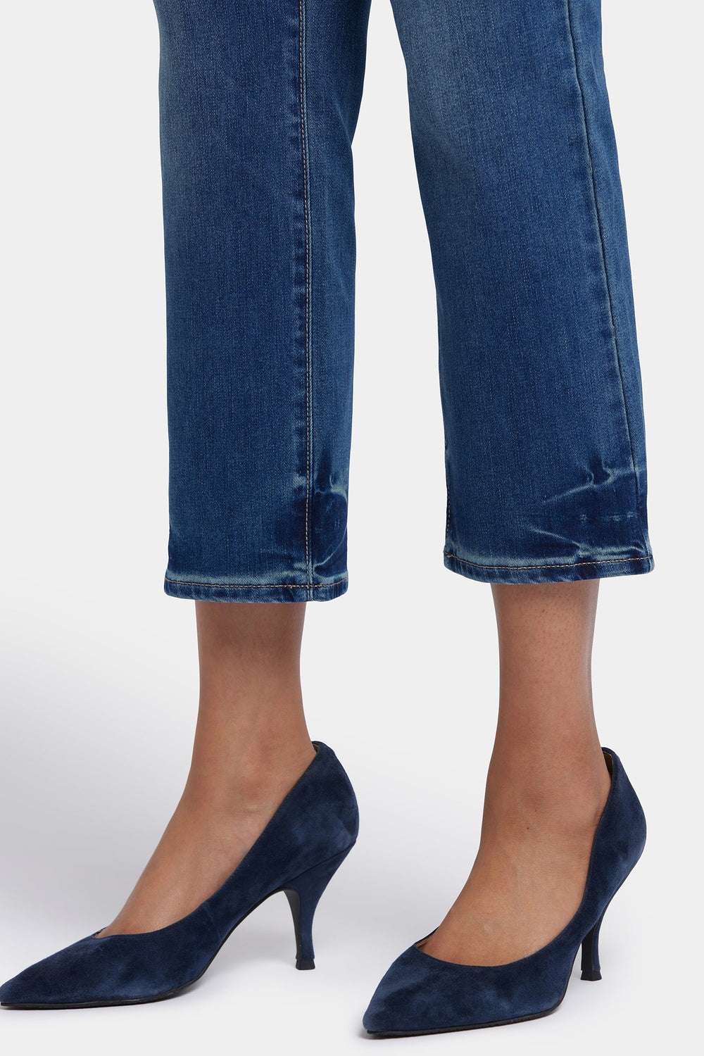 Marilyn Straight Ankle Jeans - Dali River