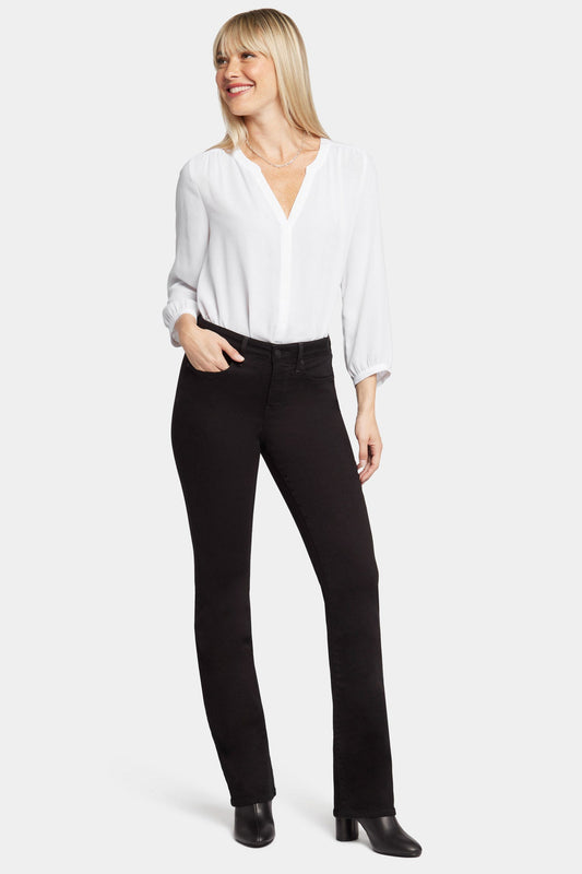 Barbara Bootcut Jeans In High Stretch Denim - Black