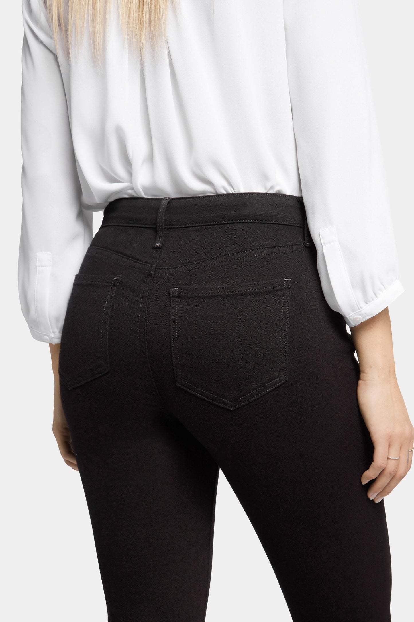 Barbara Bootcut Jeans In High Stretch Denim - Black