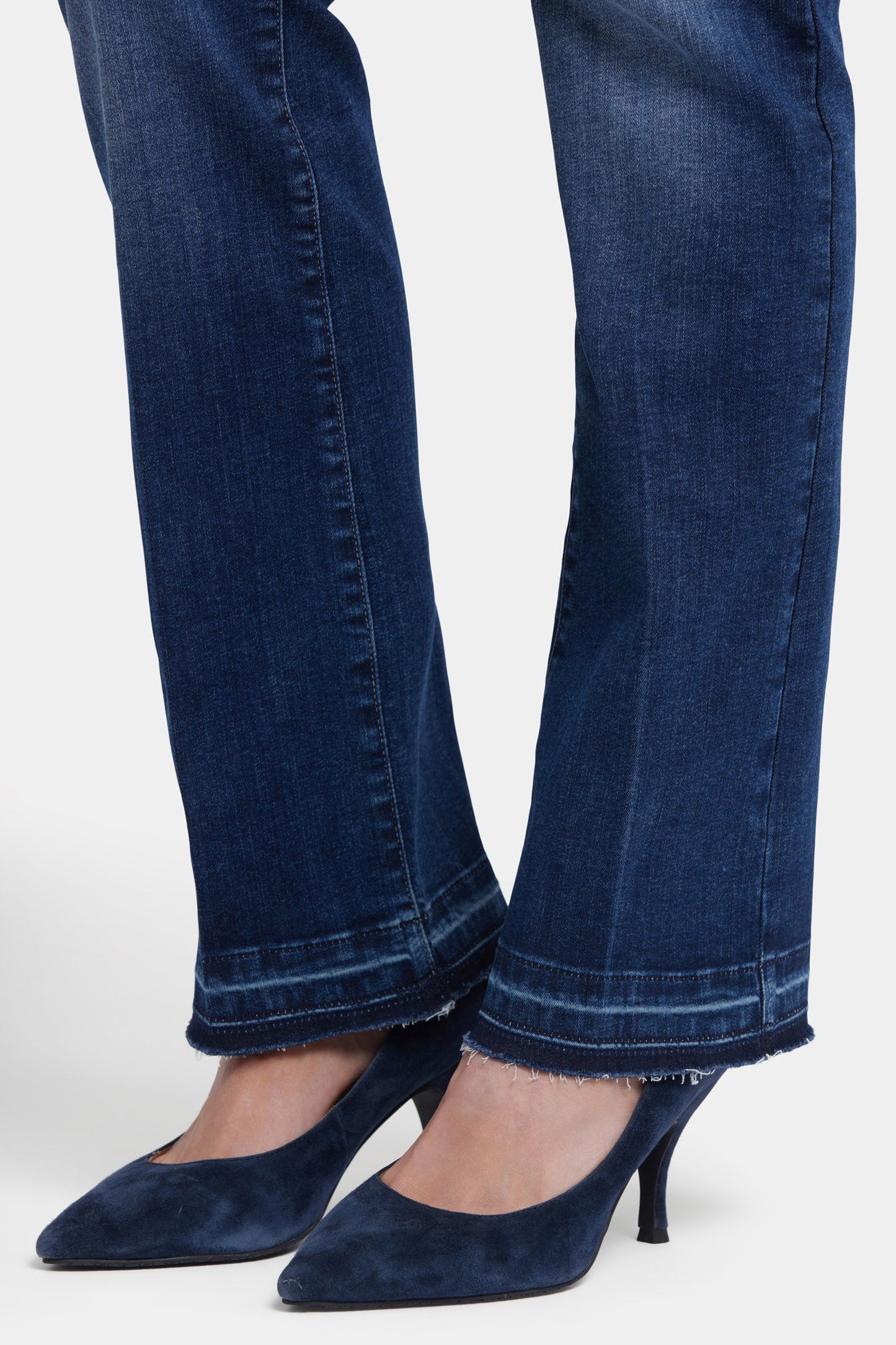 Barbara Bootcut Jeans With Leg Creases And Released Hems - Vantage