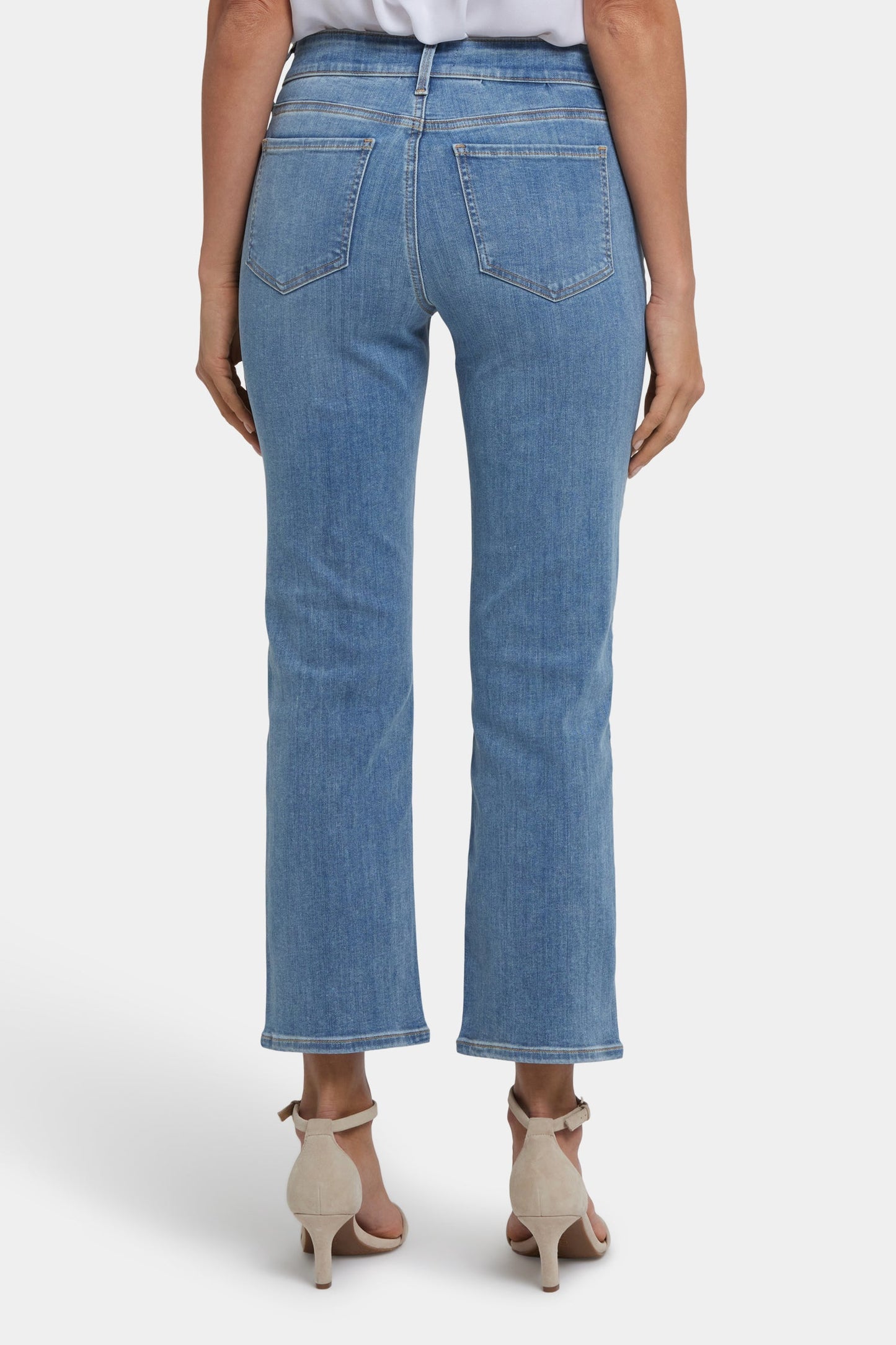 Marilyn Straight Ankle Jeans - Corfu