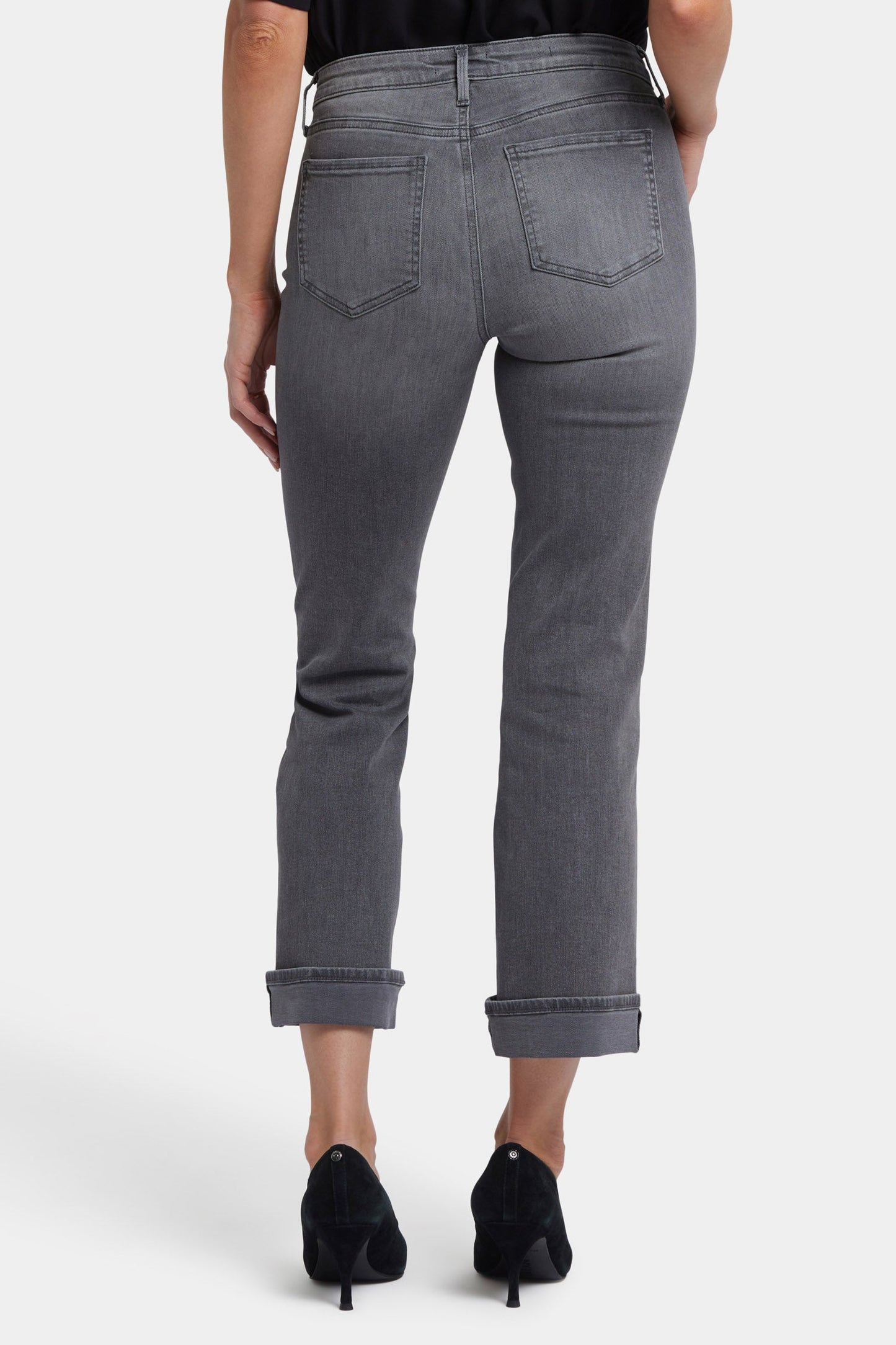 Barbara Bootcut Ankle Jeans - Harbor Gray