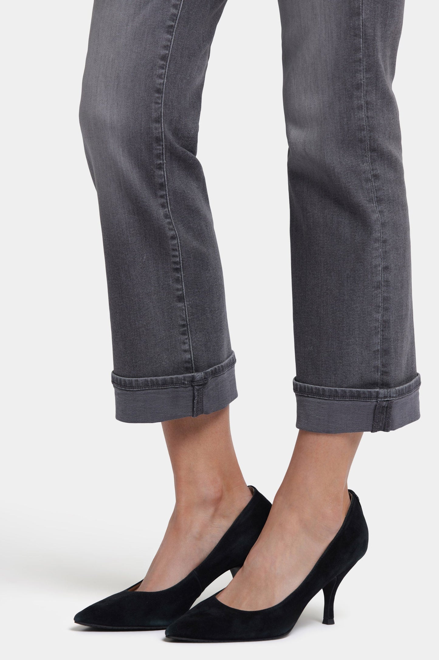 Barbara Bootcut Ankle Jeans - Harbor Gray
