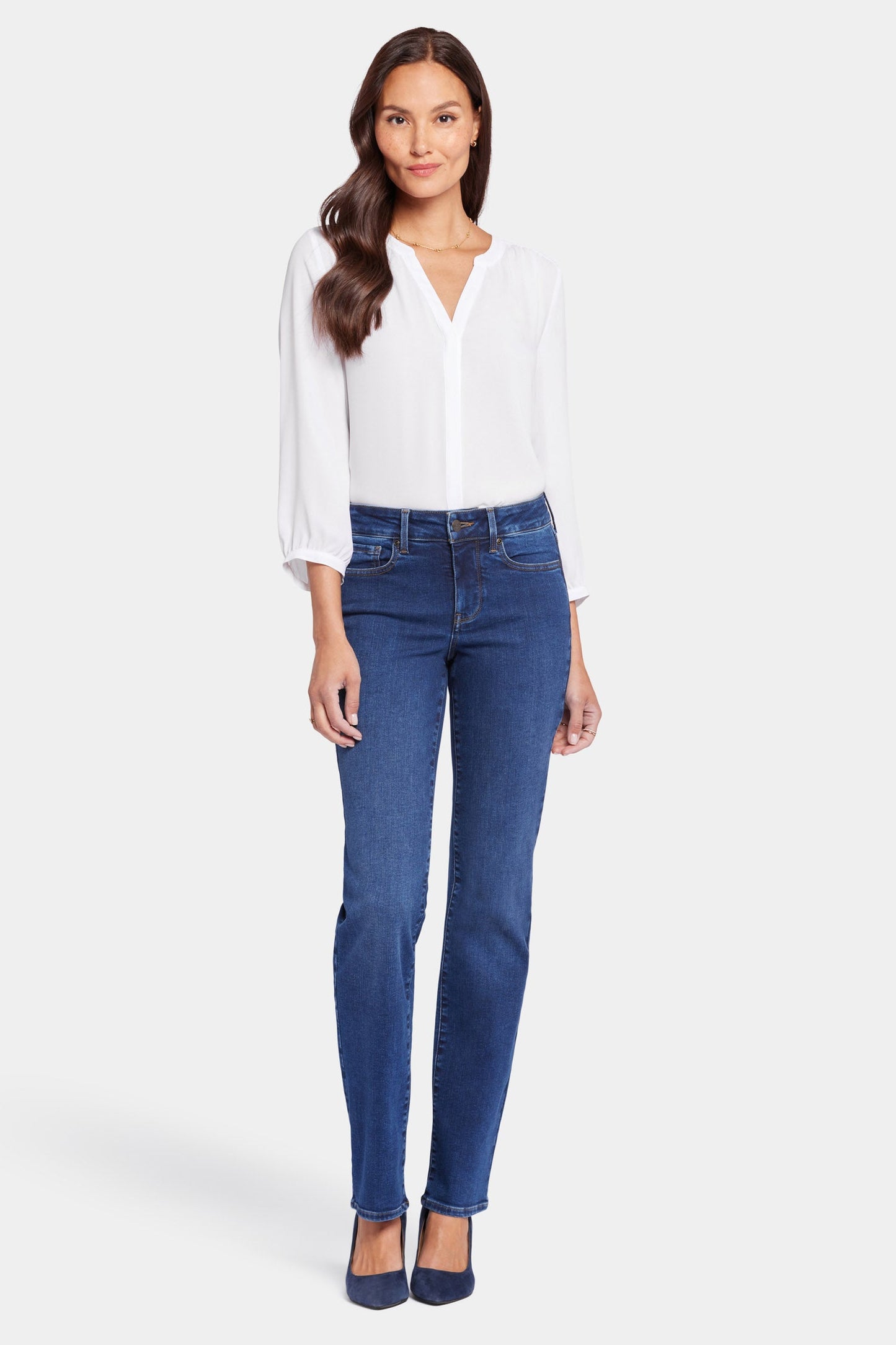 Marilyn Straight Jeans In Petite - Cooper