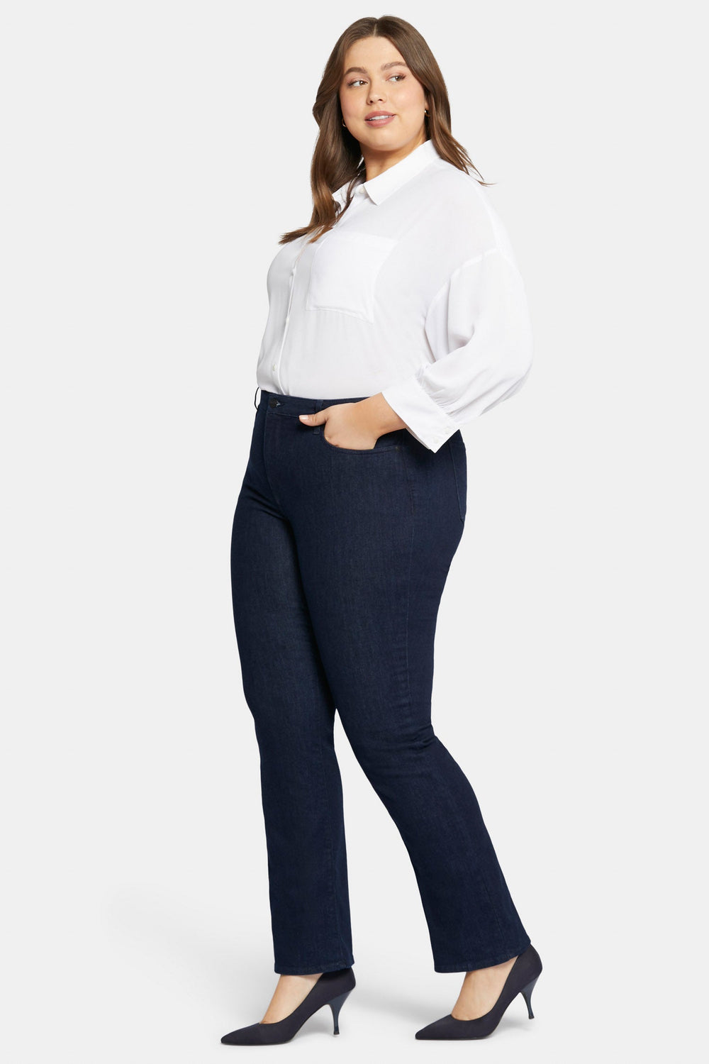 Barbara Bootcut Jeans In Plus Size - Rinse